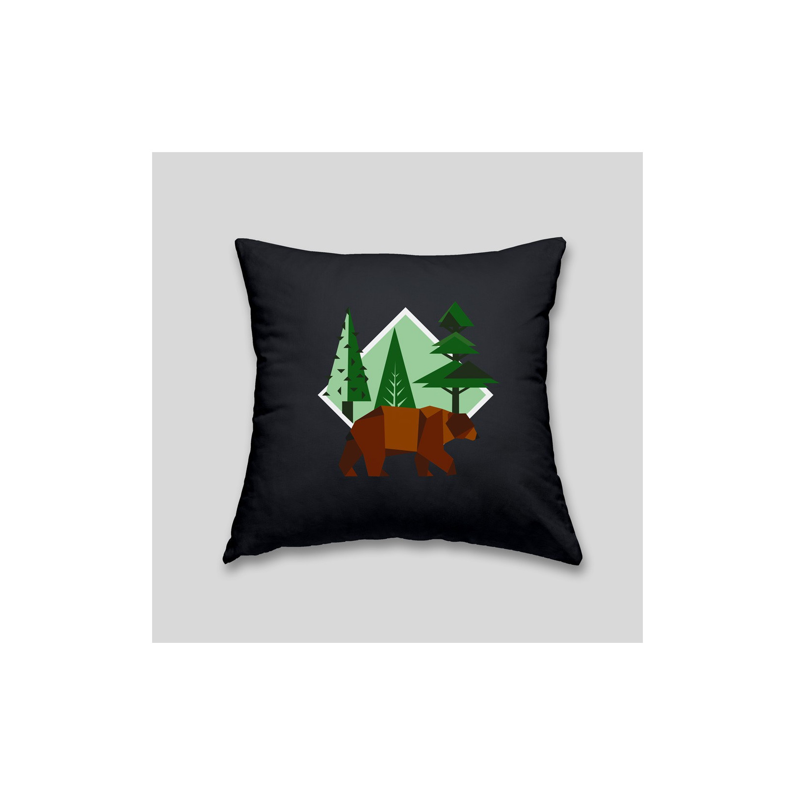 Brown bear cushion